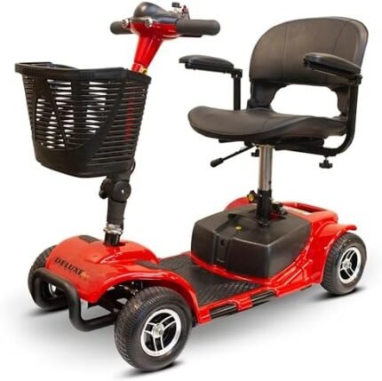 Deluxe Scooters Portable Scooter | 300 lb Capacity | Long-Distance Mobility | Comfort Seating | LED Illumination