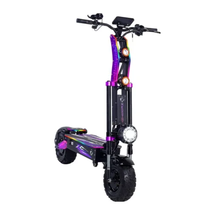 Electric Scooter Adult 13 Large Screen Dual Drive 8000W Max Speed 60 MPH 60V45AH Range 95 Miles Foldable Sports Scooter with Seat