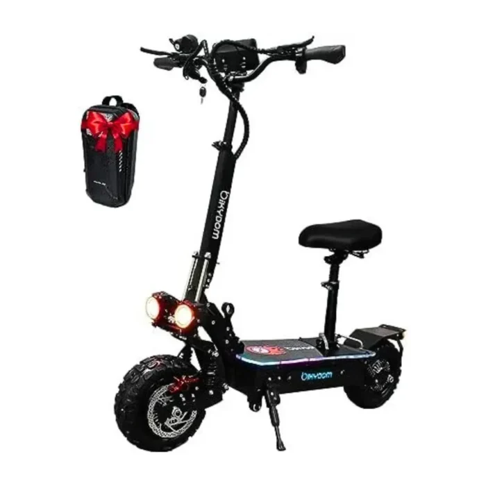 Electric Scooter Adults, Escooter 5600W Dual Motor, 47Mph Max Speed, 50 Miles Travel Range, 60V 27Ah High capcaity Battery, 11 Vacuum Off Road Tire Foldable Scooters