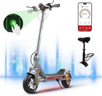 ZonDoo ZU10 Electric Scooter | Fingerprint Unlock | 800W Rear Motor | ZonDoo