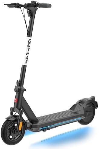 Gotrax Eclipse Electric Scooter | Long Range Commuting | Front Double Suspension | Gotrax