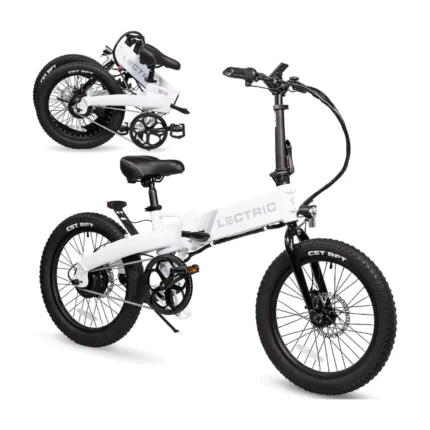 LECTRIC XP™ Lite Electric Bike Adult Folding Bikes - Weighs Only 46lbs 40+ Mile Range w 5 Pedal-Assist Levels 20mph Top Speed - Class 1 and 2 eBike